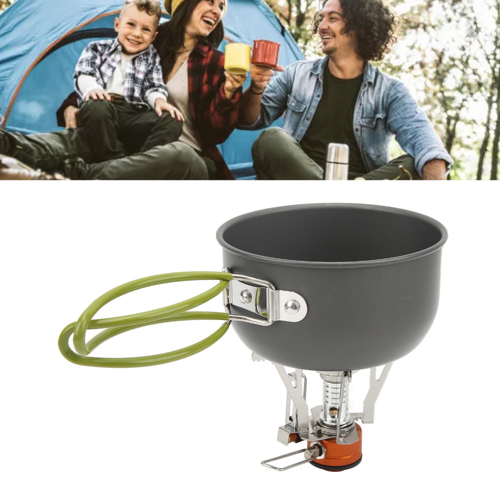 Camping Lightweight Cooking Pot - Set da Cucina da Campeggio in