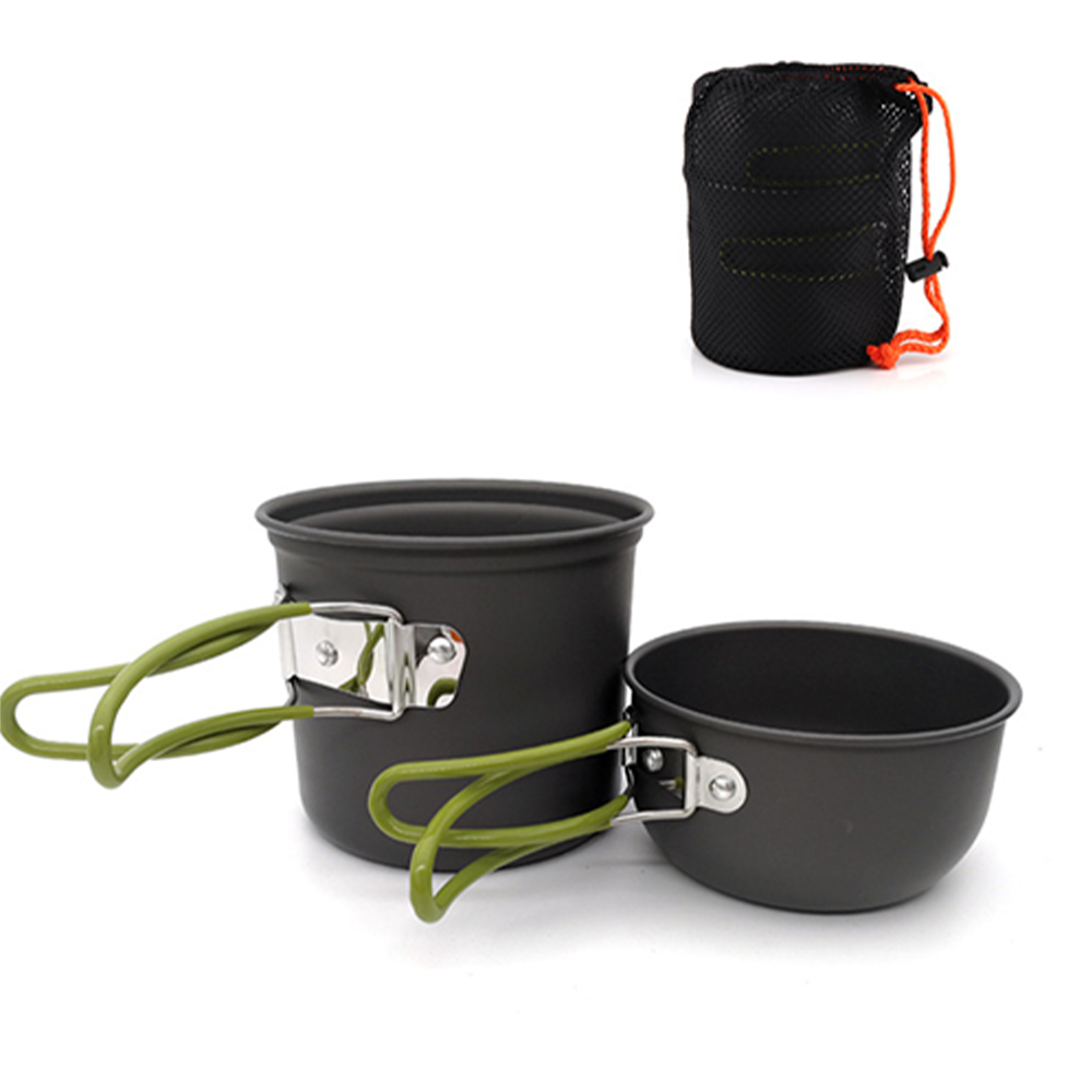 Camping Lightweight Cooking Pot - Pacoone Kit di utensili da cucina