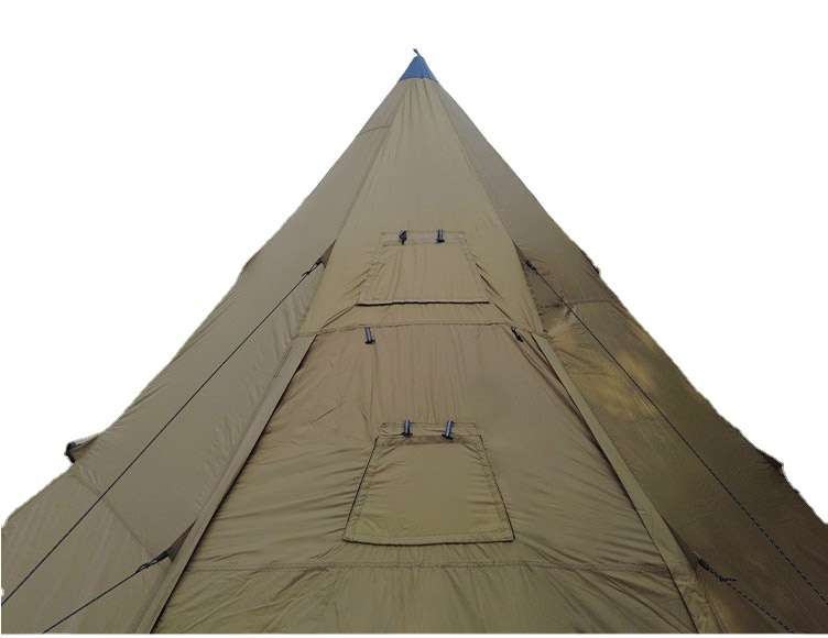 Camping Cooking Snow - Tenda da campeggio piramidale con gonna