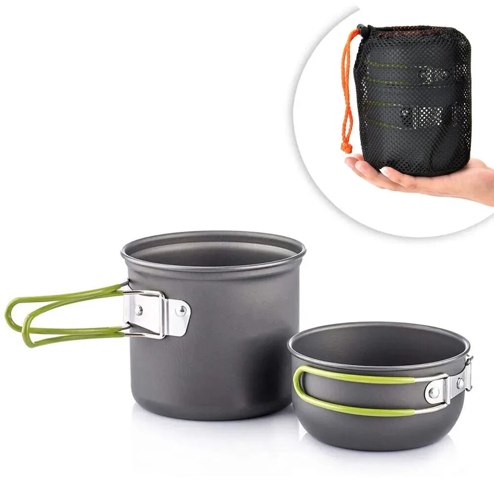 Camping Cooking Pack - Pentole da campeggio Kit da pasticcio
