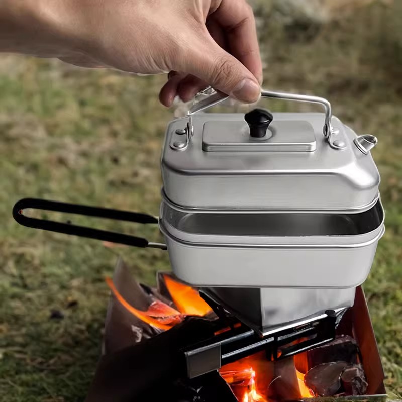 Camping Cooking Pack - Ultraleggero portatile Picnic campeggio bollitore turistico