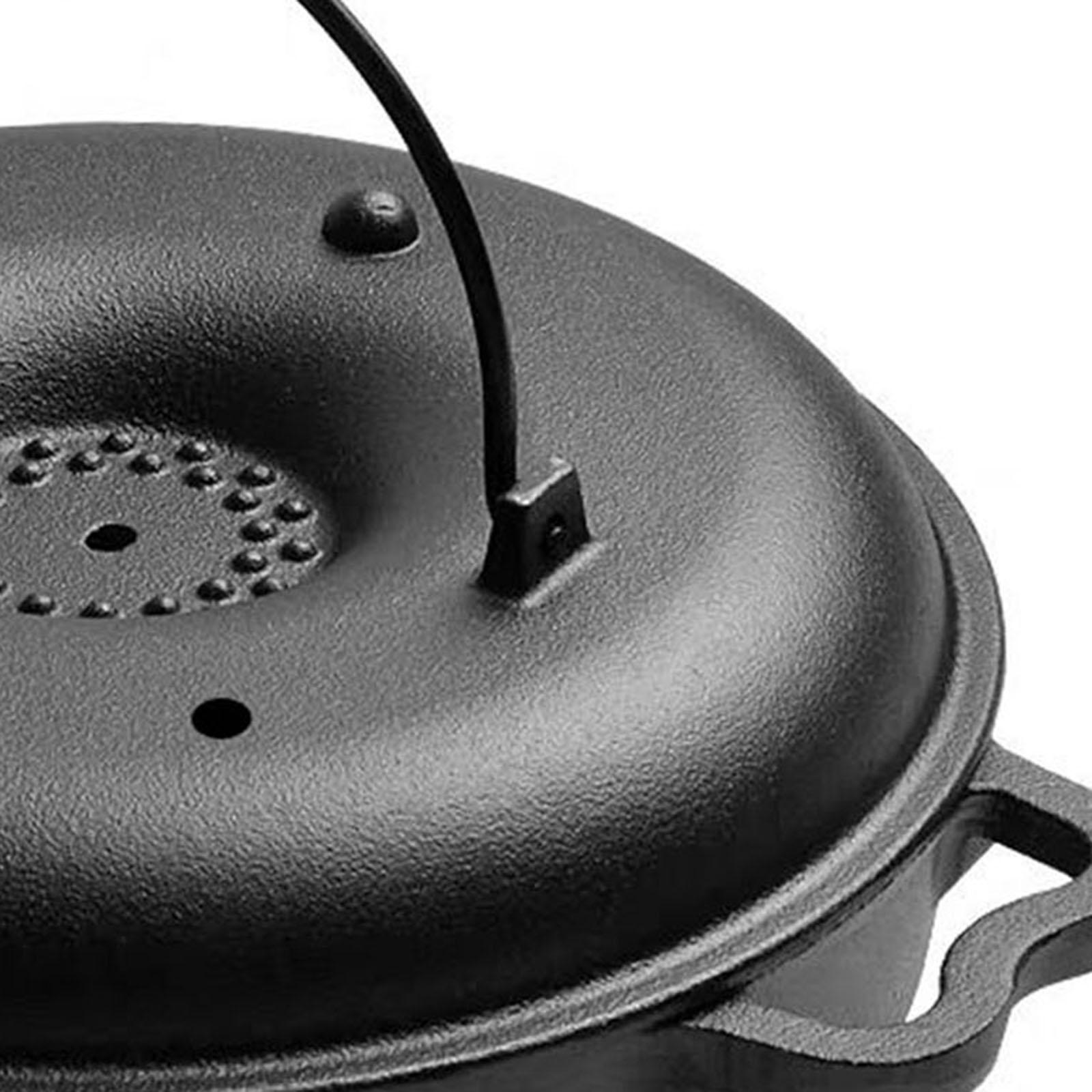Skillet Cast Iron Camp - Teglia per Arrosto di Tacchino, Padella