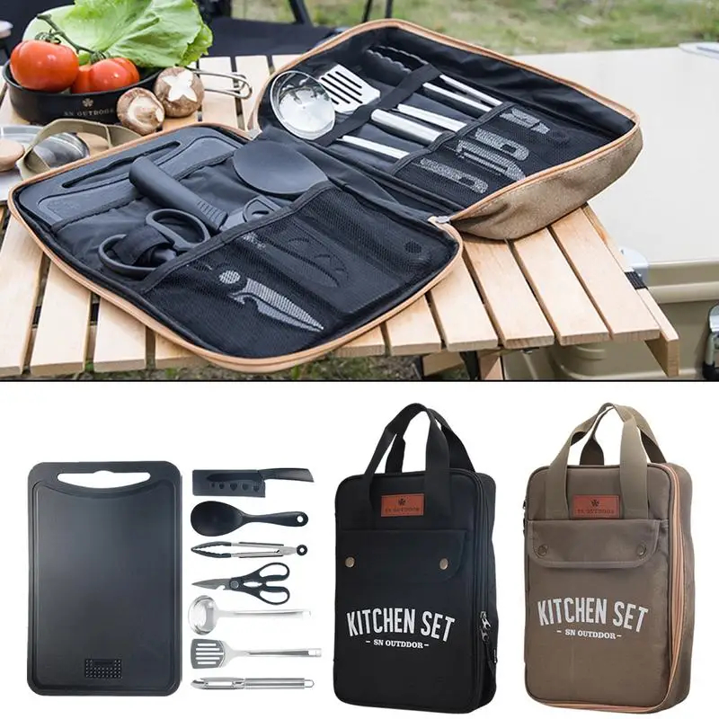 Camping Cooking All In One - Set da 8 Pezzi per Cucina