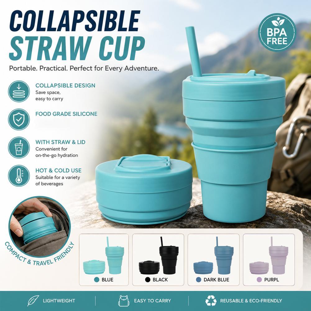 Camping Cooking Mug - Tazza da Caffè Pieghevole in Silicone