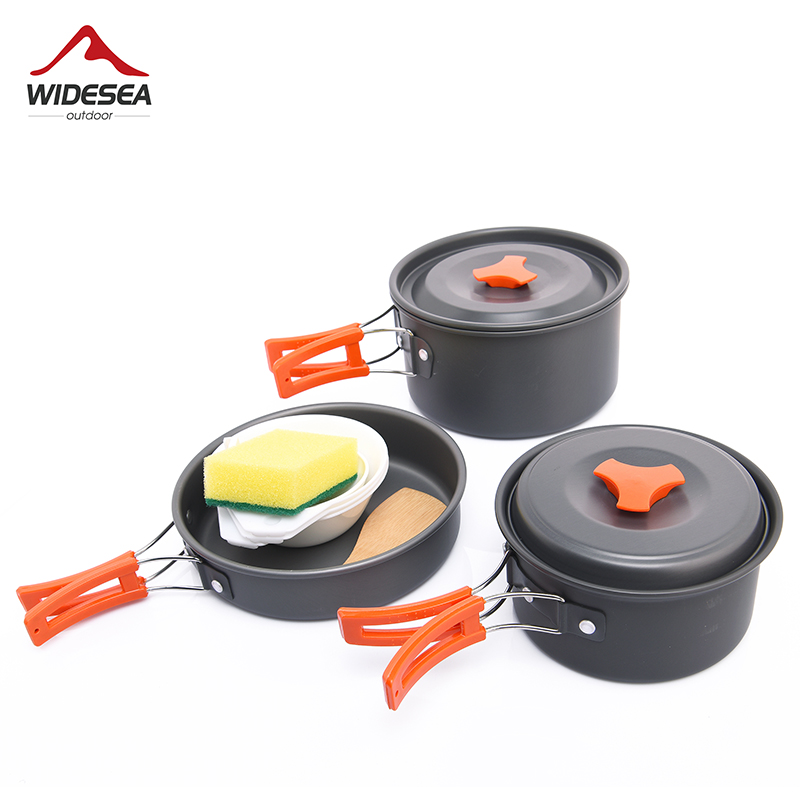 Camping Cooking All In One - Widesea Set di pentole da campeggio
