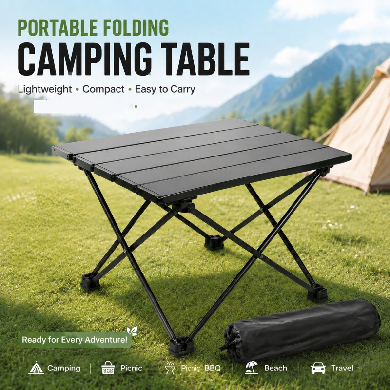 Camping Cooking Backpack - Tavolo da Campeggio Leggero e Portatile,