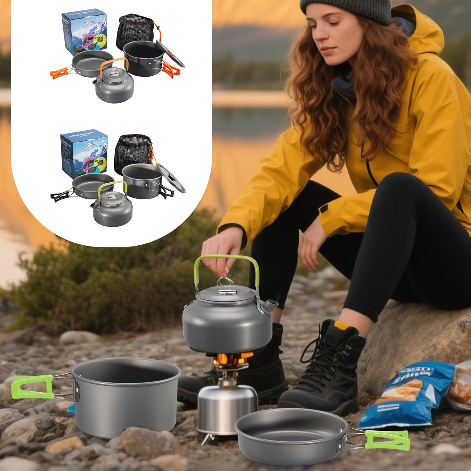Camping Lightweight Cooking Pot - Pentole da campeggio Set di pentole