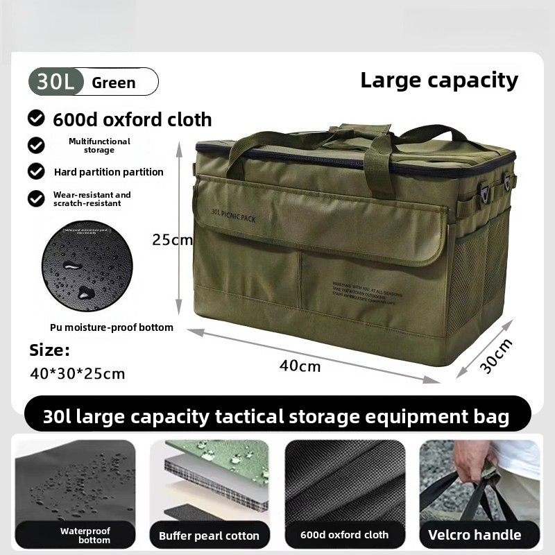 Camping Cooking Set Large - Set Fornello Portatile a Cassetta, Grande