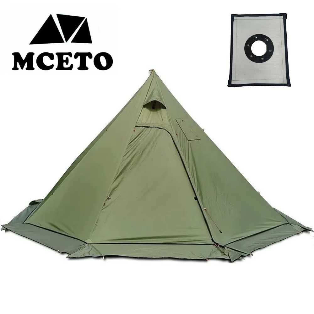 Camping Cooking Snow - Nuova tenda piramidale con gonna da
