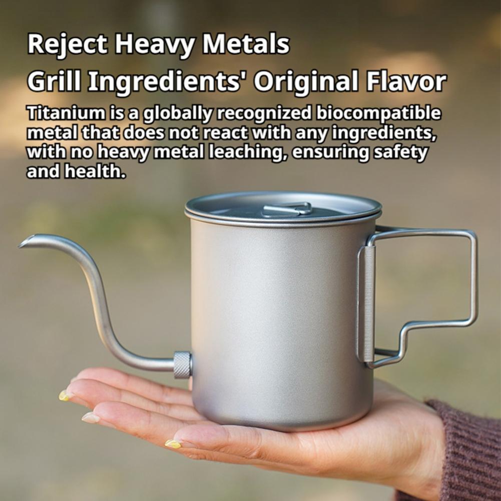 Caffettiera in titanio leggera - Camping Cooking Mug recensione e prezzo