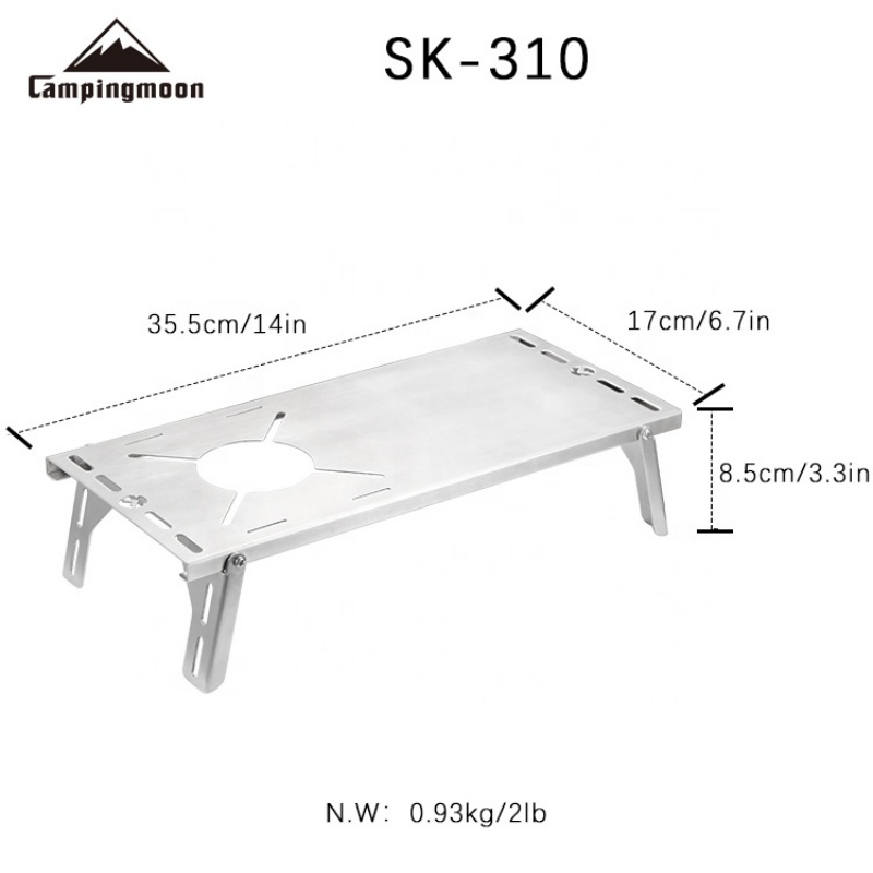 CAMPINGMOON SK-310 Griglia BBQ - Camping Cooking Table With Windshield recensione e prezzo