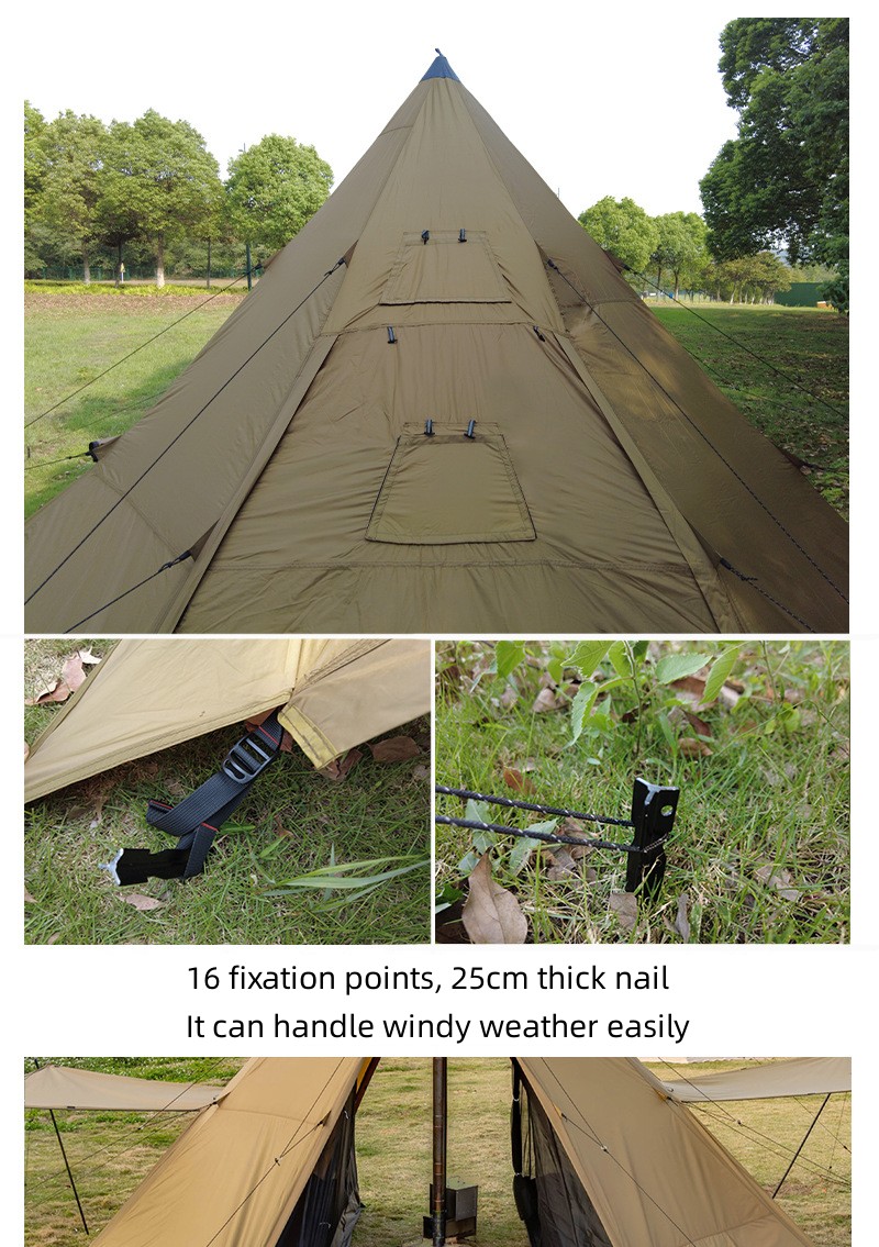 Tenda da campeggio piramidale  - Camping Cooking Snow recensione e prezzo
