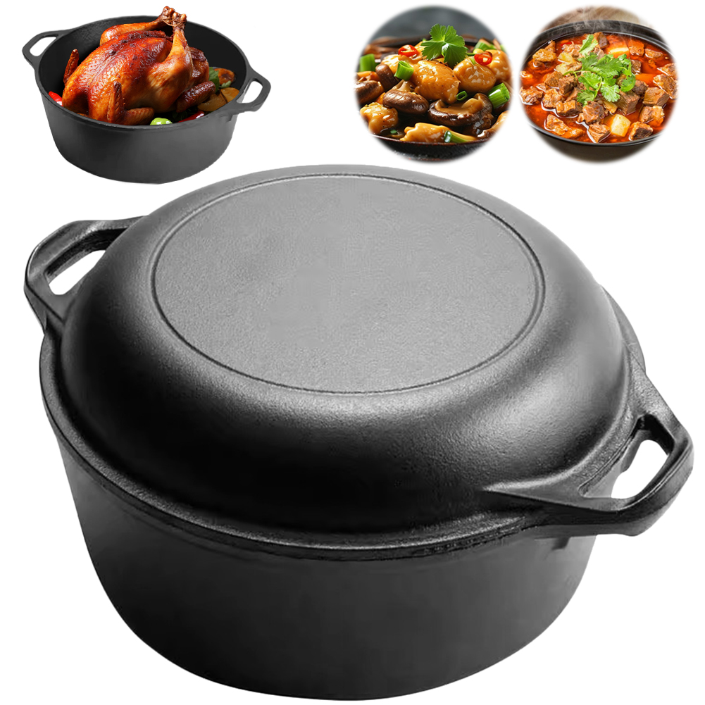 Set di Pentole 2 in 1 in Ghisa - Skillet Cast Iron Camp recensione e prezzo