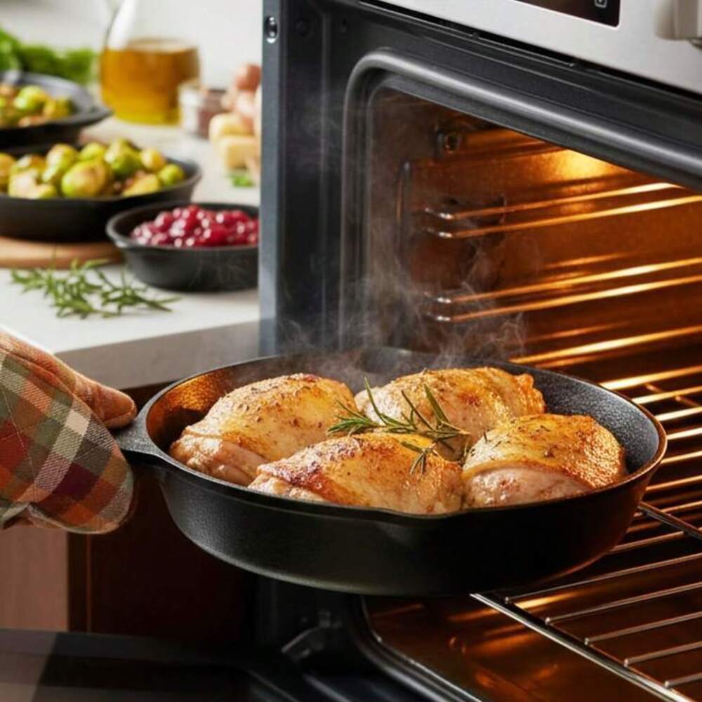 Set di 4 Pezzi di Pentole in G - Skillet Cast Iron Camp recensione e prezzo