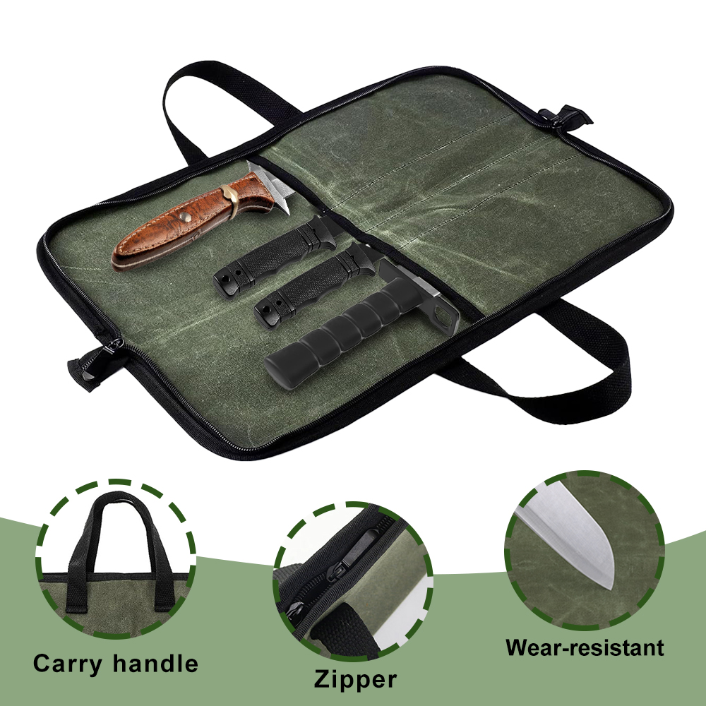 Borsa Porta Coltelli in Tela C - Camping Cooking Pack recensione e prezzo