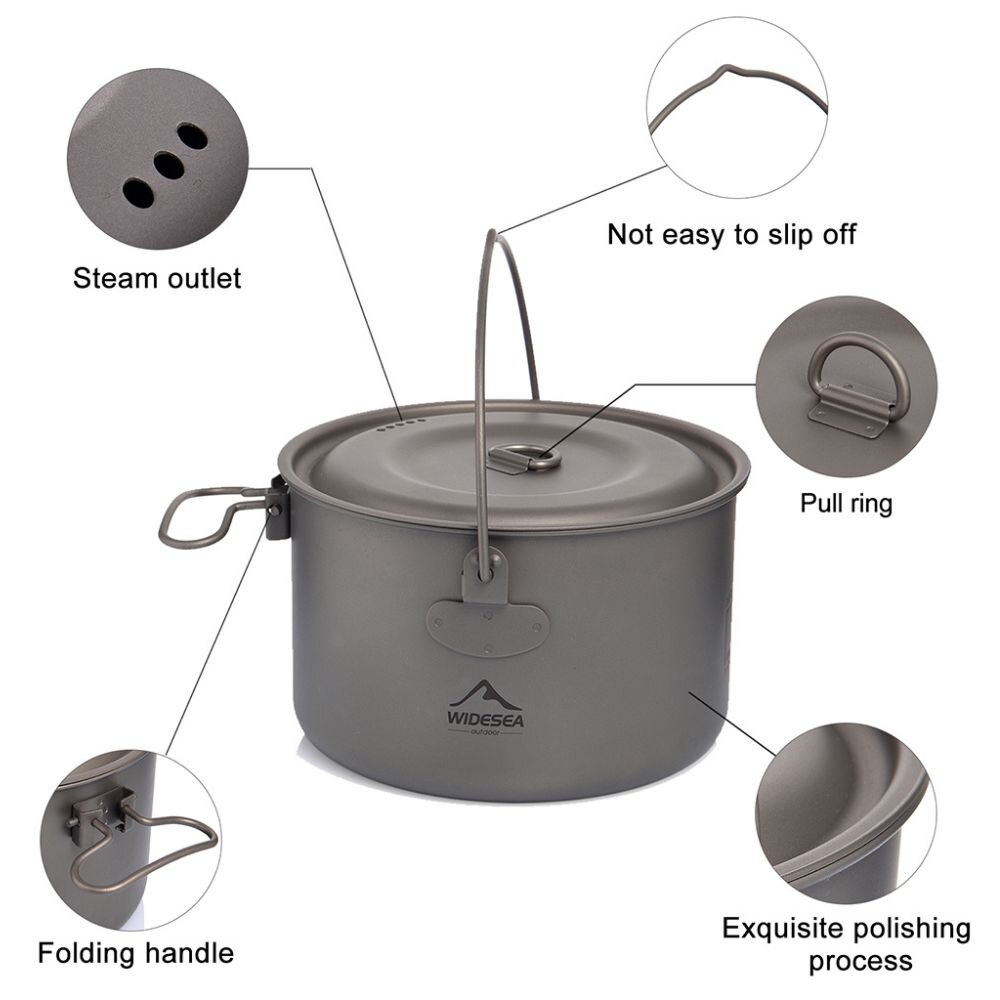 Widesea Stoviglie da campeggio - Camping Cooking Set Large recensione e prezzo