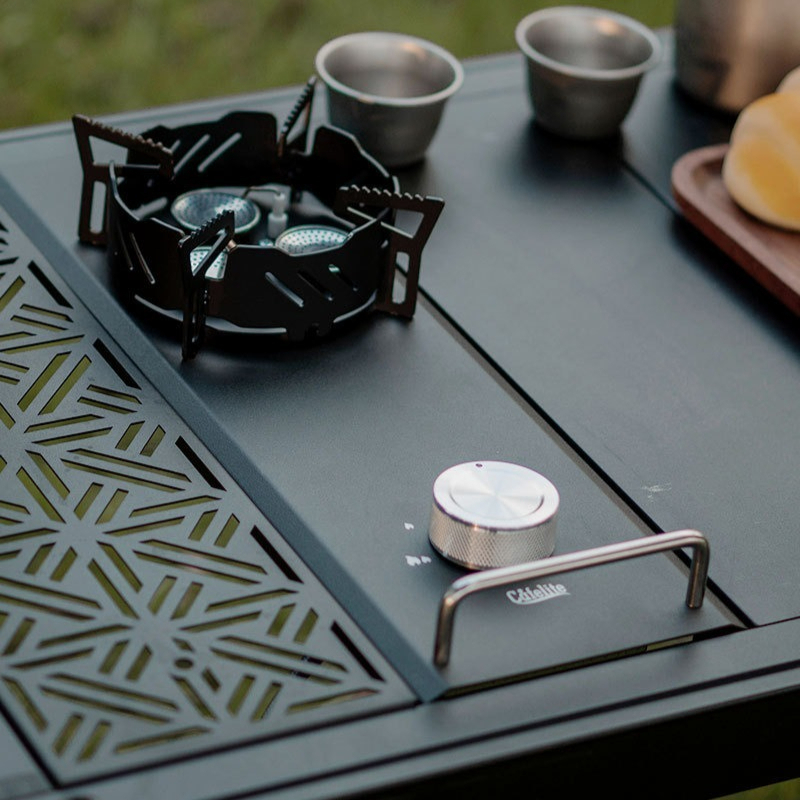 Mini Fornello a Gas Portatile  - Camping Cooking Table With Windshield recensione e prezzo