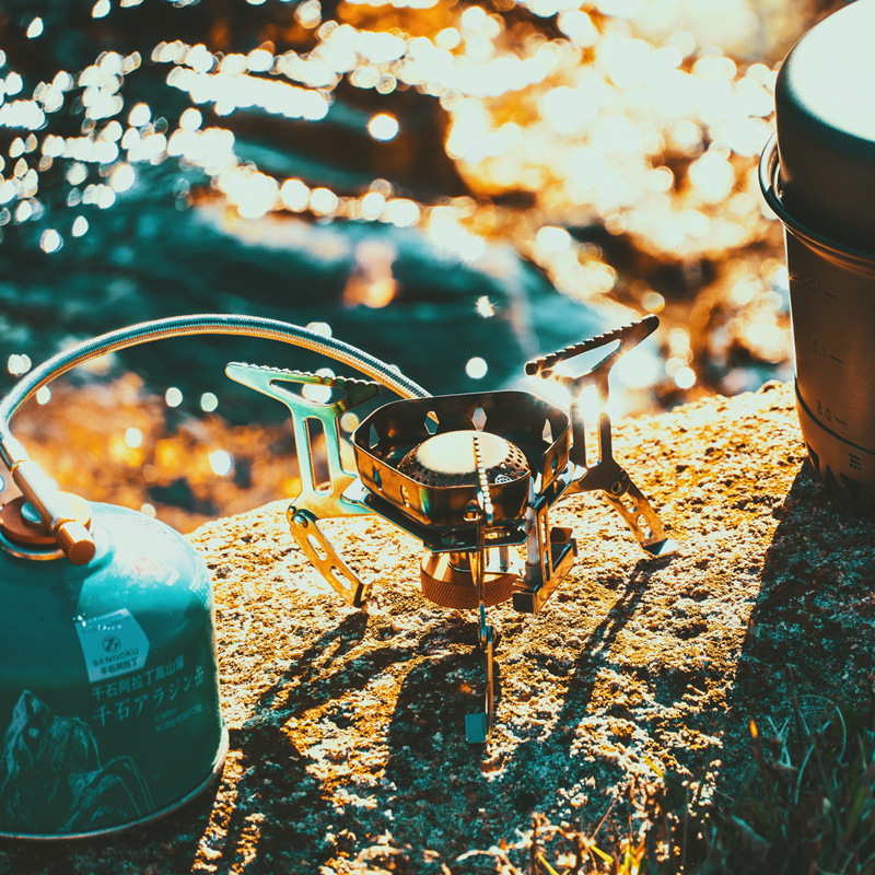 Fornello a gas portatile antiv - Camping Cooking Canister recensione e prezzo