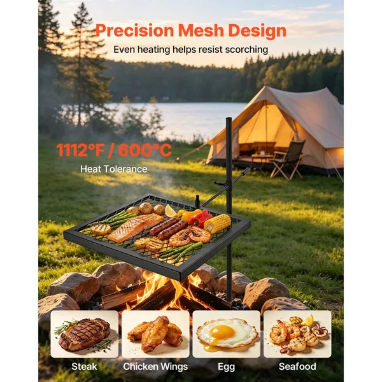 Griglia Girevole per Falò Resi - Camping Cooking Over Fire recensione e prezzo