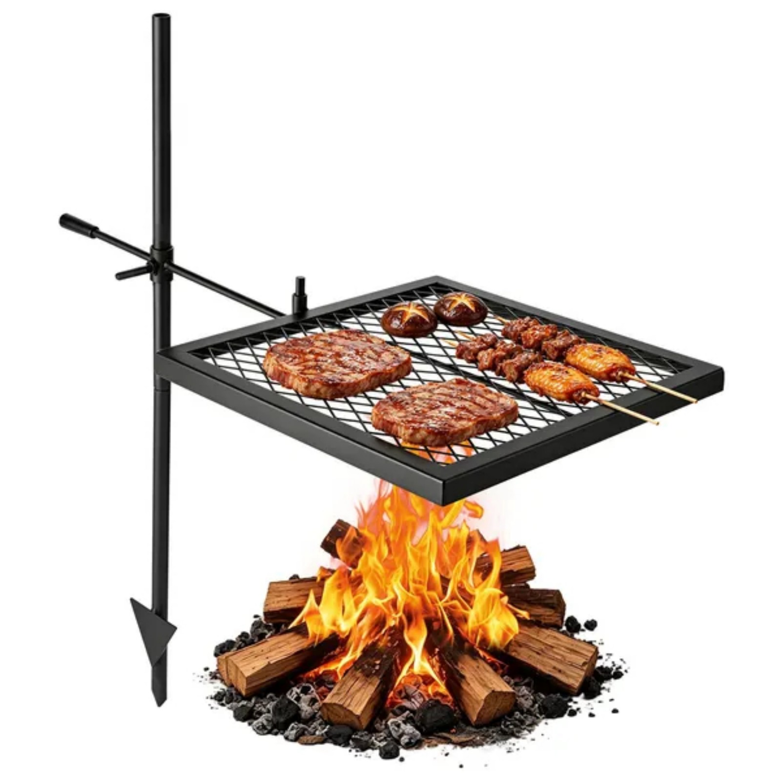 Griglia Girevole per Falò Resi - Camping Cooking Over Fire recensione e prezzo