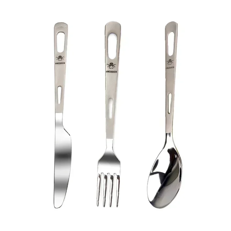 HWZBBEN Titanium Fork Spoon Kn - Camping Cooking Full Set recensione e prezzo