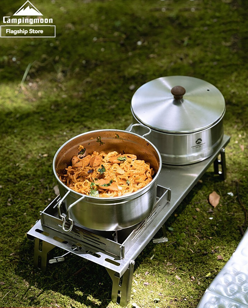 CAMPINGMOON Set di pentole leg - Camping Cooking Snow recensione e prezzo