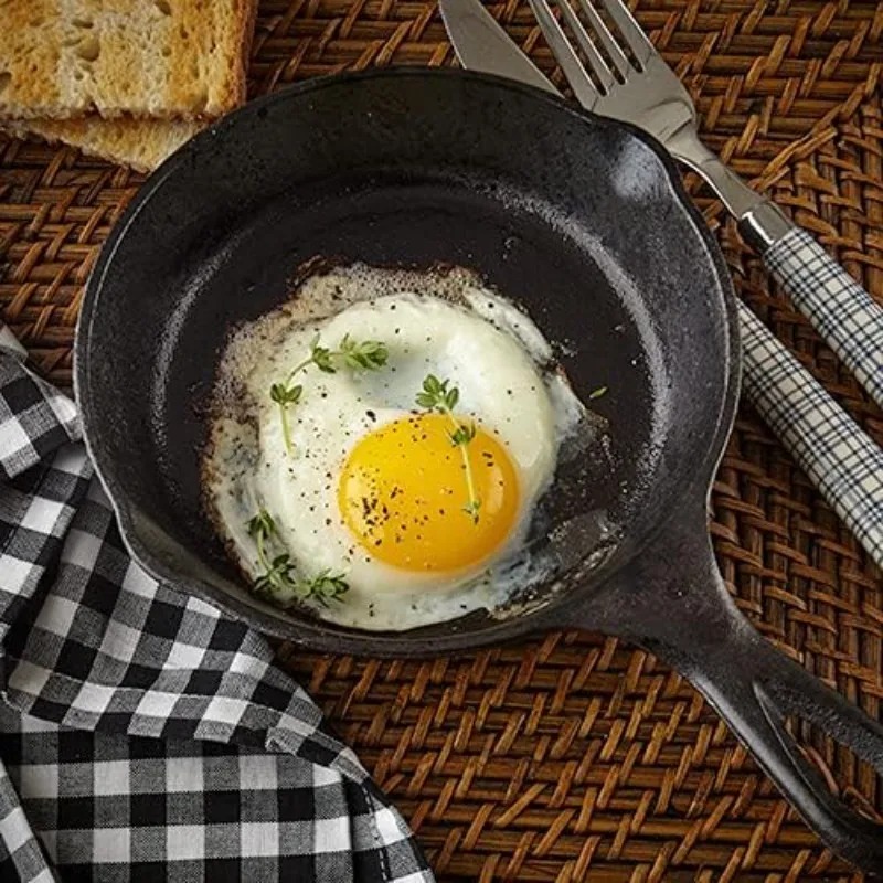 1 pz 14 CM Campeggio Padella p - Skillet Cast Iron Camp recensione e prezzo