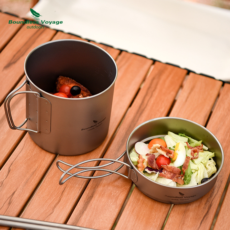 Set di pentole con manico pieg - Camping Lightweight Cooking Pot recensione e prezzo