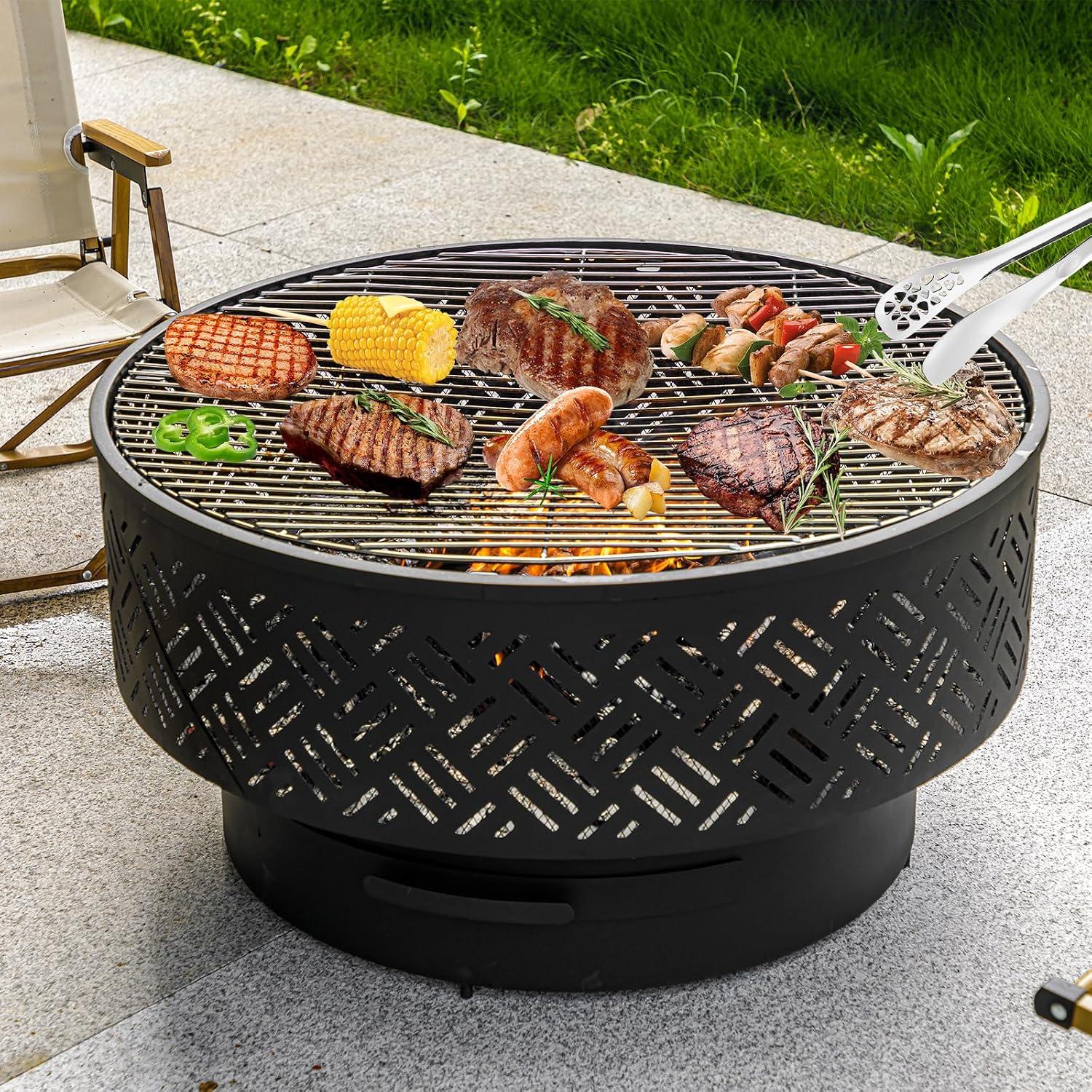 Tavolo da Esterno Rotondo in M - Camping Cooking Pack recensione e prezzo