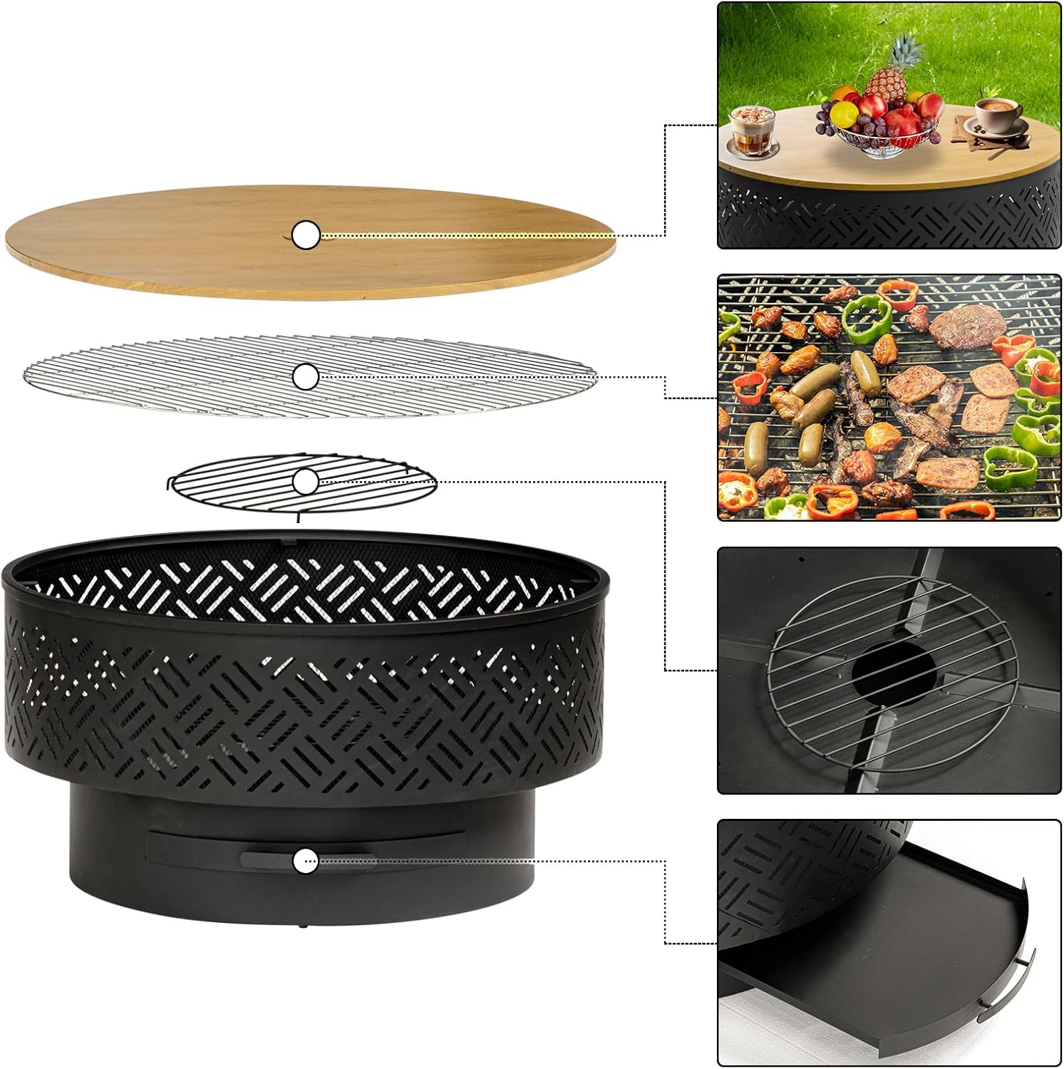 Tavolo da Esterno Rotondo in M - Camping Cooking Pack recensione e prezzo