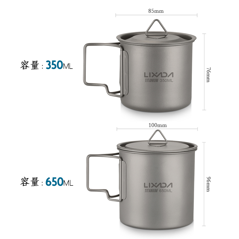 Lixada tazza ultraleggera in t - Camping Cooking Mug recensione e prezzo