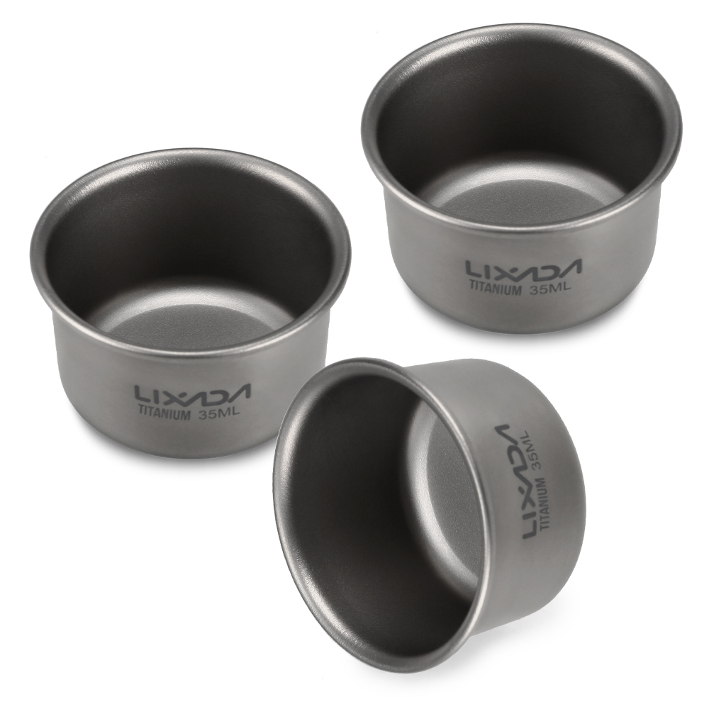 1/3 pz Lixada 35ml Mini tazza  - Camping Cooking Mug recensione e prezzo