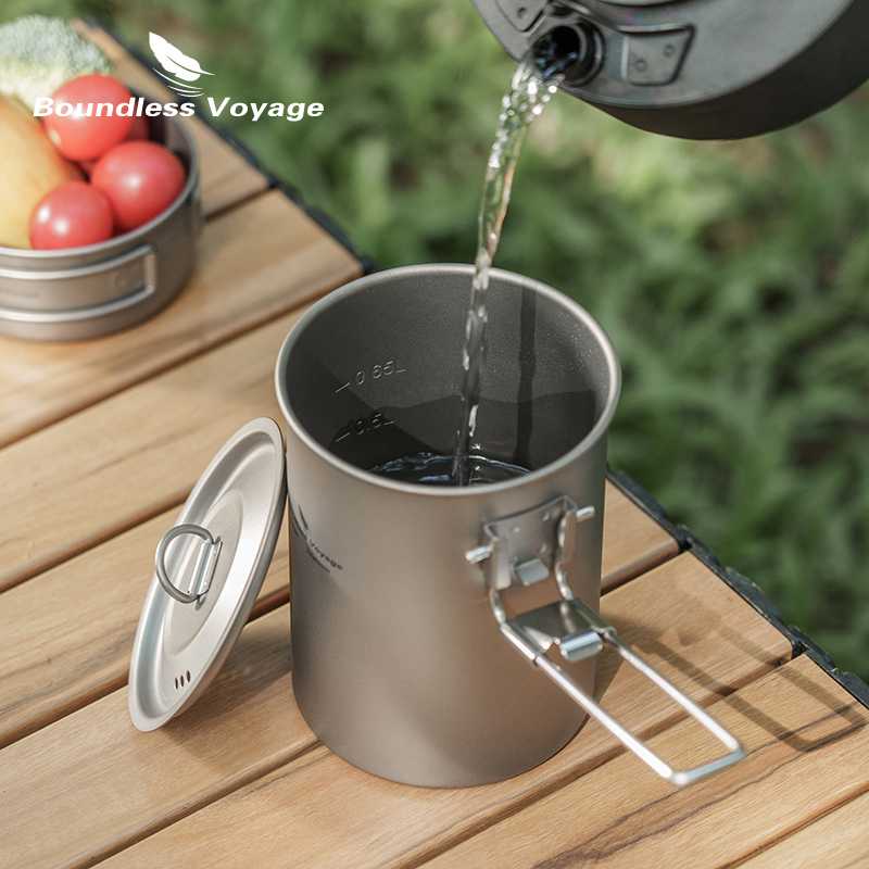 Boundless Voyage 900ml Titaniu - Camping Lightweight Cooking Pot recensione e prezzo