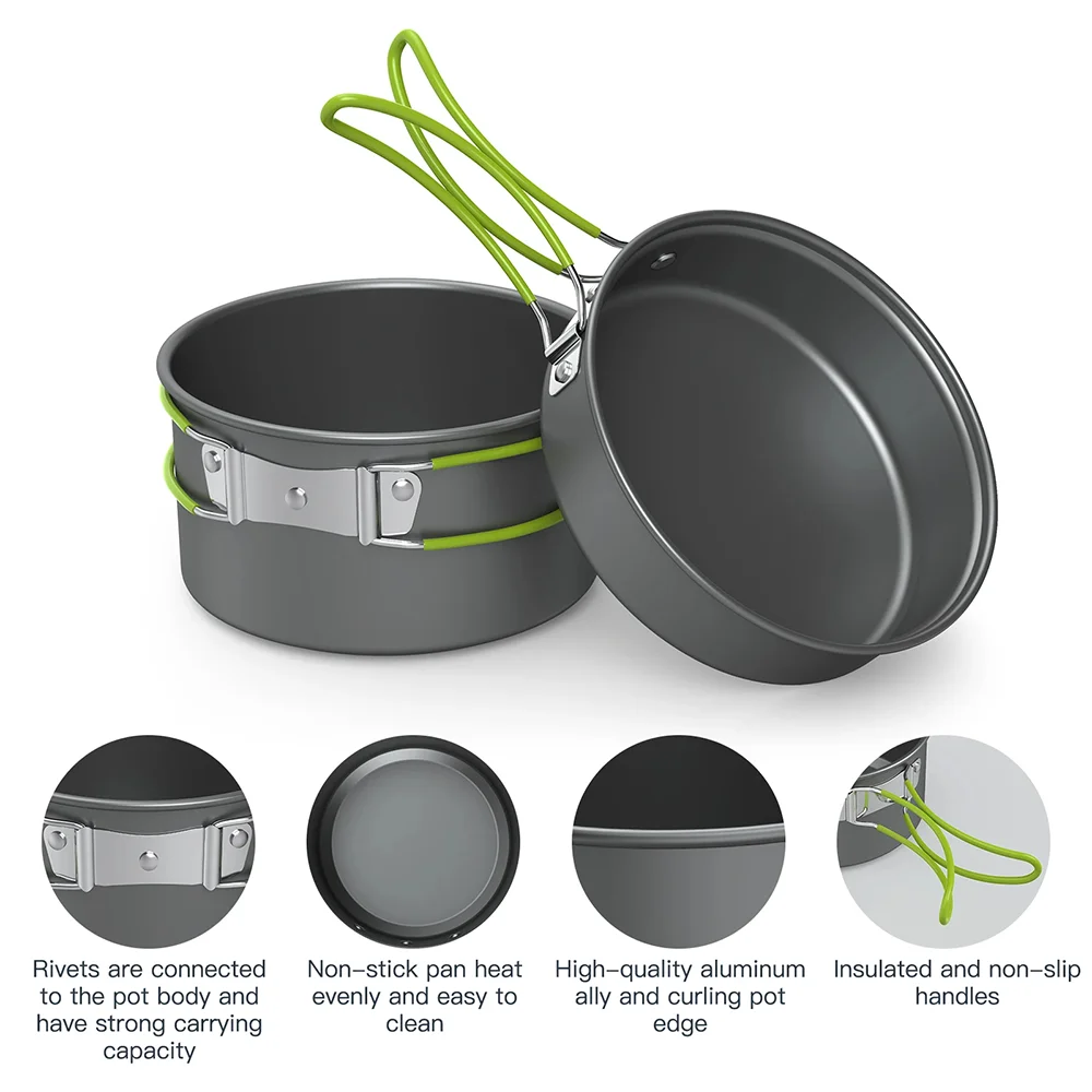 Set di Utensili da Campeggio p - Camping Cooking Materials recensione e prezzo