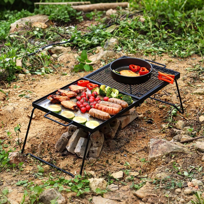Griglia Pieghevole per Barbecu - Camping Cooking Over Fire recensione e prezzo