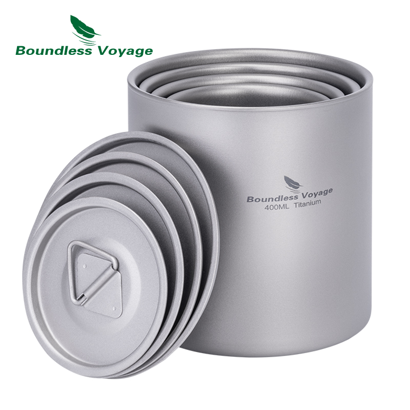 Tazze a doppia parete in titan - Camping Cooking Mug recensione e prezzo