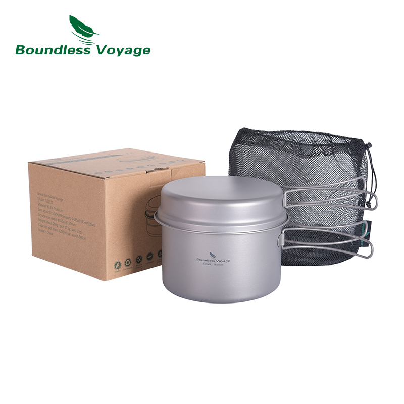 Boundless Voyage Titanium Pot  - Camping Cooking Set Large recensione e prezzo