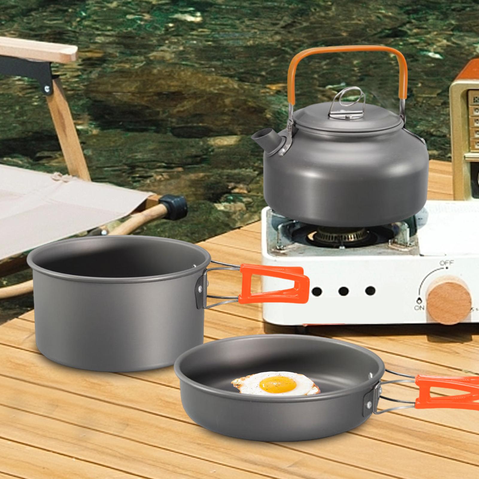 Pentole da campeggio Set di pe - Camping Lightweight Cooking Pot recensione e prezzo