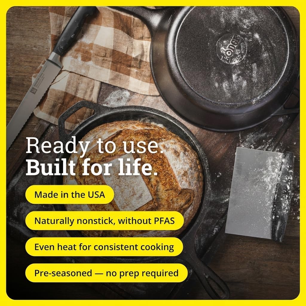 Set 2-in-1 in Ghisa: Pentola P - Skillet Cast Iron Camp recensione e prezzo