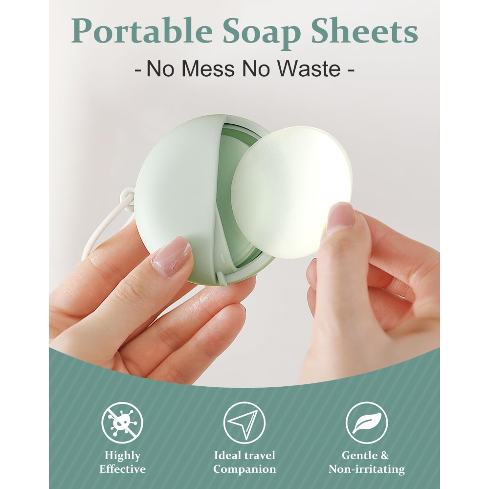 50 fogli di sapone per le mani - Biodegradable Soap Camp recensione e prezzo