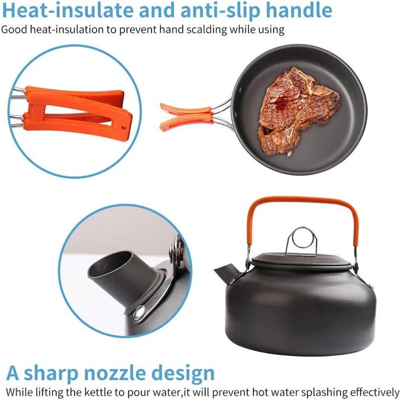 Set da cucina da campeggio, pe - Camping Cooking Pack recensione e prezzo