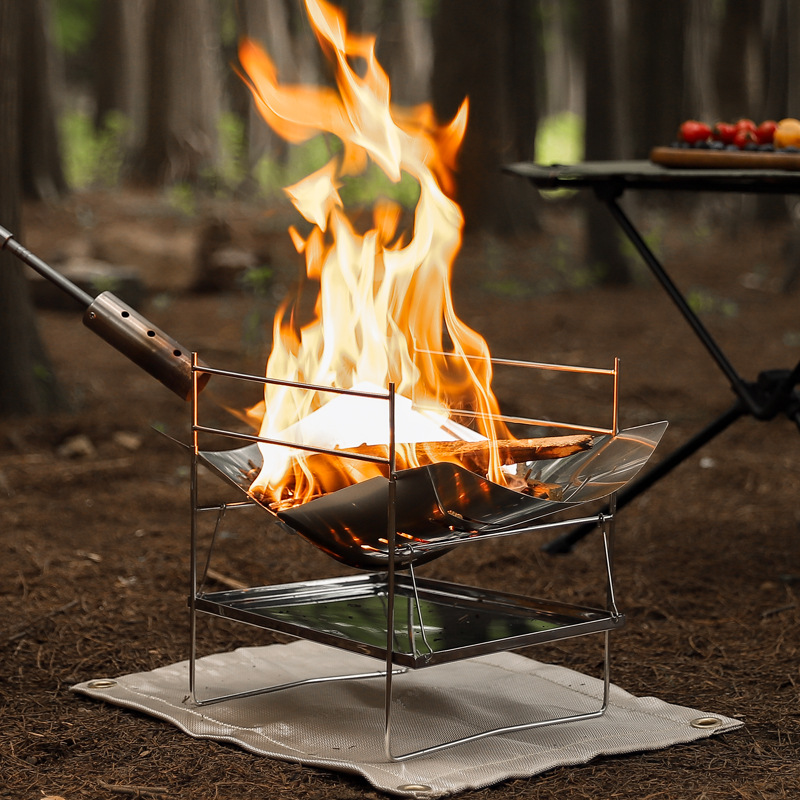 Fornello da campeggio a legna  - Camping Cooking Backpack recensione e prezzo