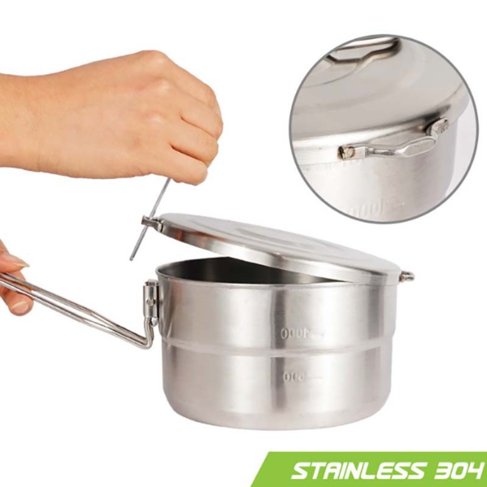 Pentola da Esterno in Acciaio  - Camping Cooking Materials recensione e prezzo