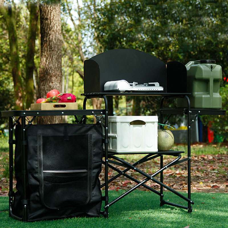 Tavolo da Cucina Pieghevole Po - Camping Cooking Table With Windshield recensione e prezzo