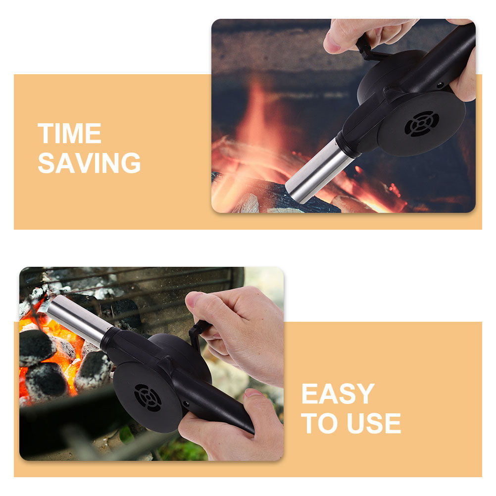 Ventilatore Manuale Nero a Man - Camping Cooking Fire recensione e prezzo